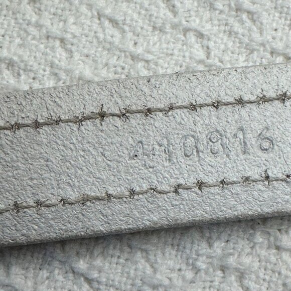 Calvin Klein Belt White Leather Floral Geometric Design India Large Vtg Boho main image 9